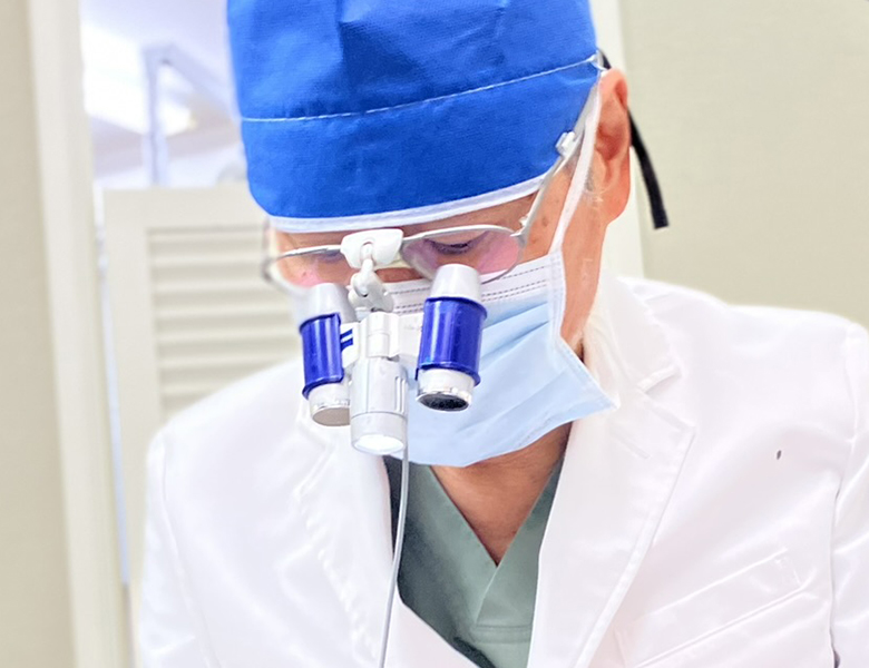 五反田の歯医者、ツツミ歯科クリニックの拡大鏡