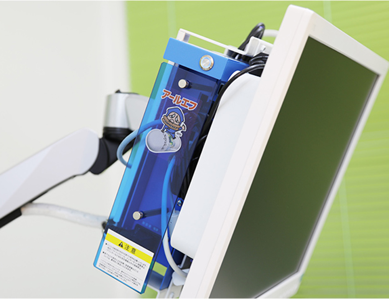 五反田の歯医者、ツツミ歯科クリニックのレントゲンモニター