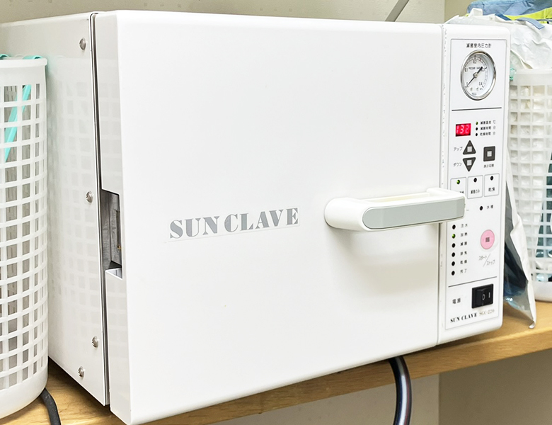 五反田の歯医者、ツツミ歯科クリニックのクラスB滅菌機