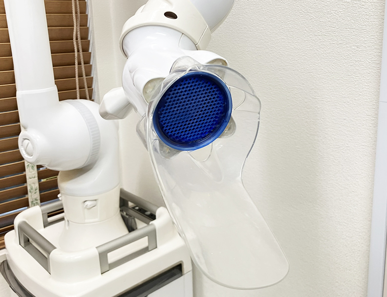 五反田の歯医者、ツツミ歯科クリニックの口腔外バキューム